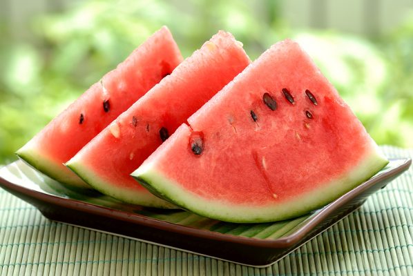 Watermelon-on-plate